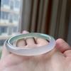 Ice Artificial Crystal - Semi-Translucent Oil-Green Gradient Round Beads Suitable for Weddings, Parties, Bohemian, Bangle for