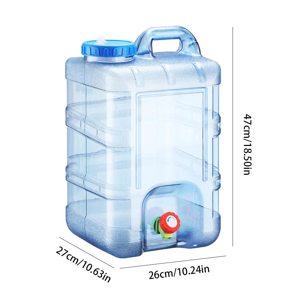 15/19/20/22/24/28L Water Container with Detachable Faucet Portable Camping Water Bucket No Leakage for Camping Fishing Picnic