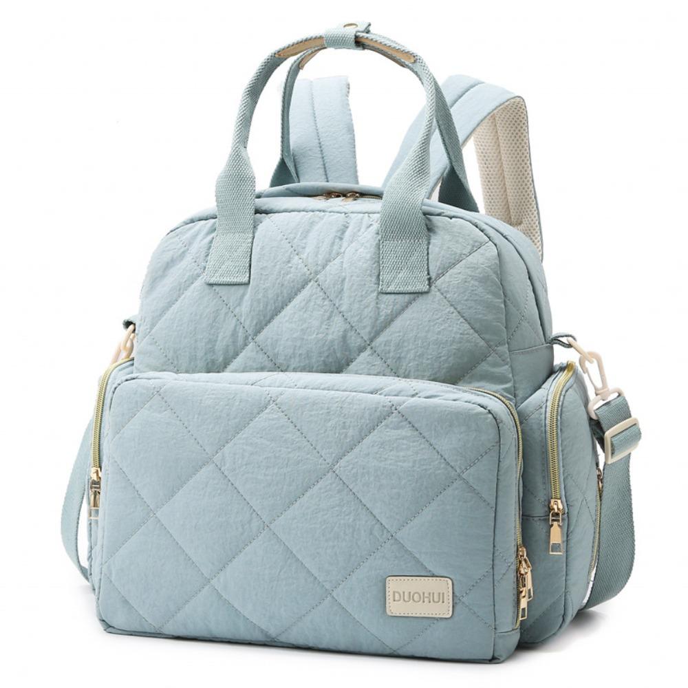 Spritzwassergeschützte Wickeltasche Mehrfache Fächer Reise Rucksack Neue Mama Tasche Damen