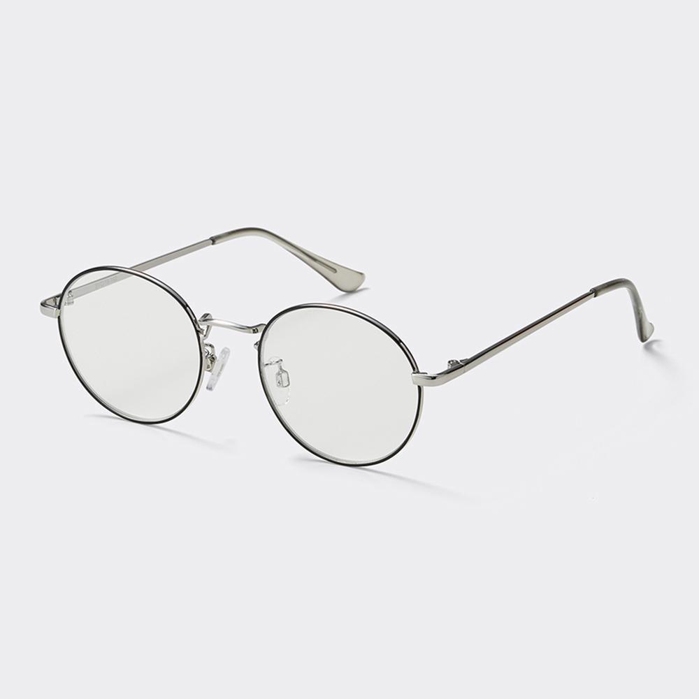 

GU by Uniqlo круглые металлические очки с УФ-огранкой