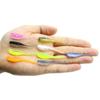 50pc Soft Bait Set Wear-resistant Artificial Reflective Sequins Fishing Lure For Carp Bass Perch
