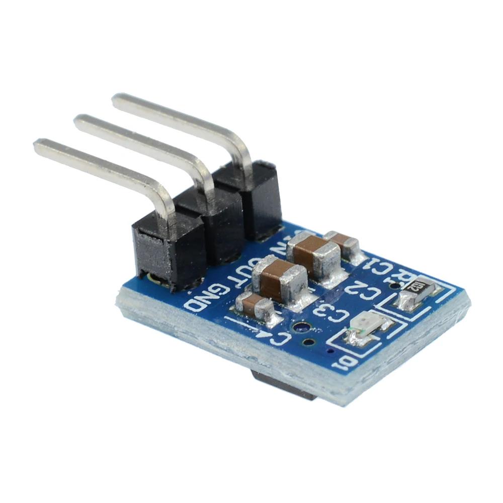 10pcs 5V To 3.3V DC-DC Step Down Power Supply Buck Module AMS1117 800MA Automatic Adjustable Boost Board Start Limit Voltage