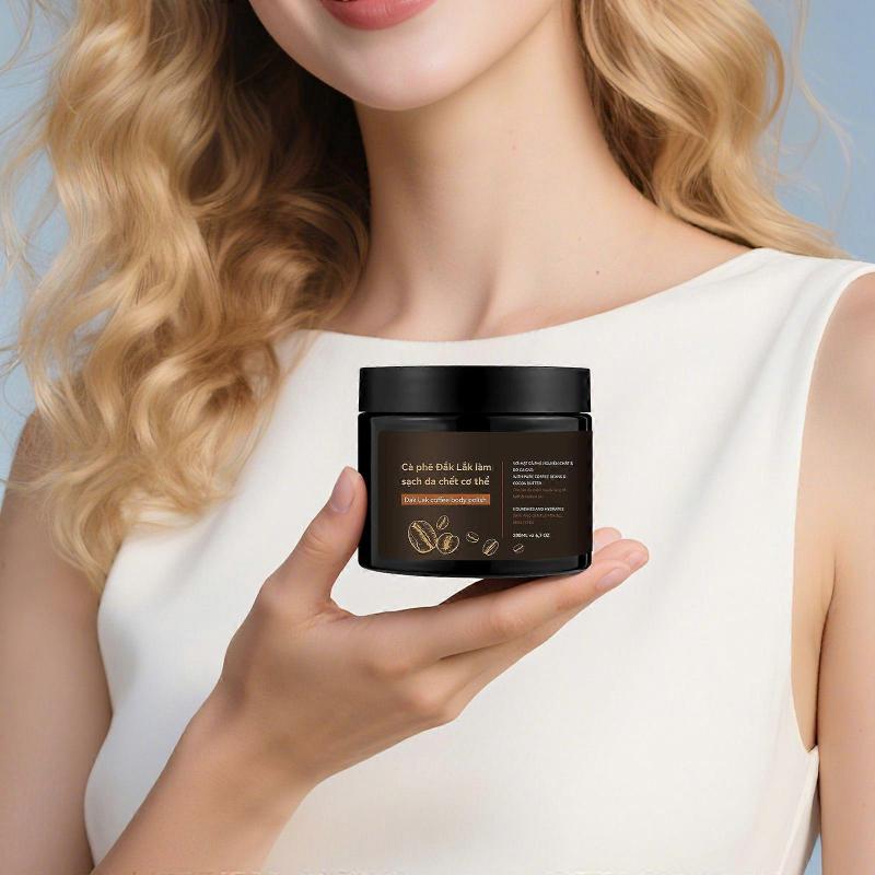 Coffee Exfoliating Body Scrub Exfoliator - Dead Sea Salt Coffee Scrub For Face Body Legs & Foot Best Body Exfoliator & Cellulite Remover - Coffee Body