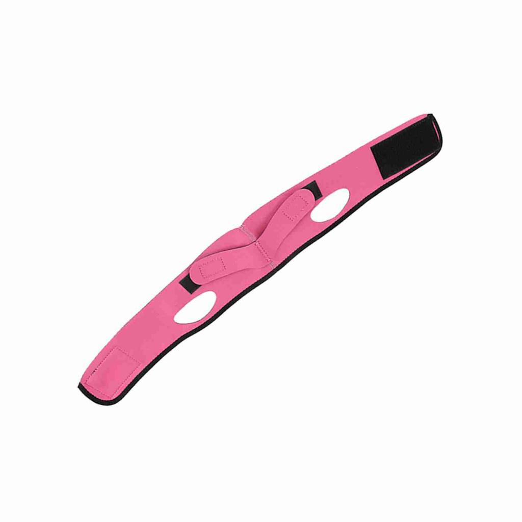 Facial Slimming Mask Slimming Bandages Facial Double Chin Care Weight Loss Face Belts Rose Red