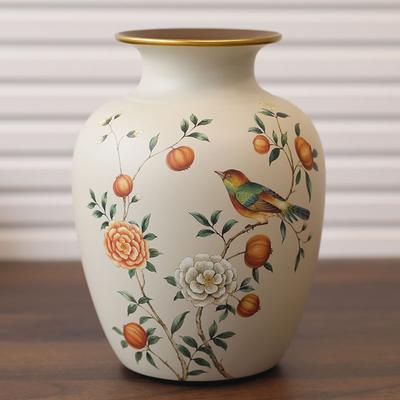 Ceramic Vase European Style American Style Living Room Dining Table Coffee Table Decoration Vase Craft Ornaments