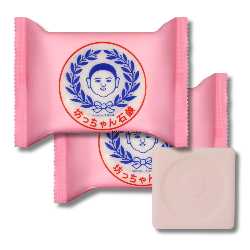 Official Botchan Soap Taro 175g x 2 Packs Facial Cleansing Soap for Solid Suitable for All Body Suitable for Sensitive and Dry Made in Japan