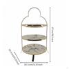 Cake Stand Light Luxury Dishwasher Dessert Holder for Afternoon Tea,