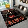 Tappeto Antiscivolo Retrò The King E-Elvis Presley per Soggiorno, Camera da Letto, Sala Giochi, Tappeto Morbido Pavimento Tappeto Decorazione Casa Stanza