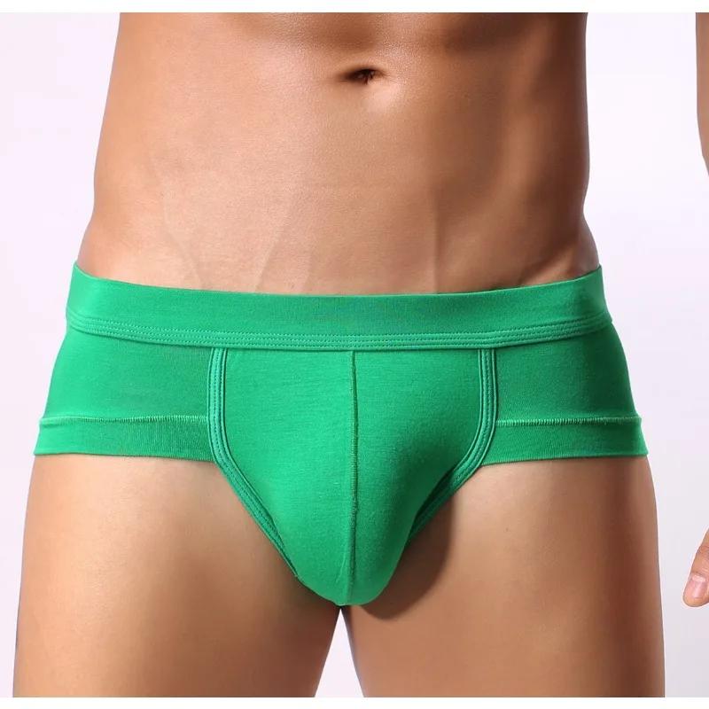 U Convex Pouch Briefs For Men Sexy Underwear Soft Panties Mini Boxer Brief Bikini Trunks Breathable Underpants Solid Lingerie