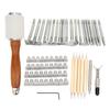 Leather Sculpture Stamping Tools Incisive DIY Durable Sturdy Convenient Leather Working Tools