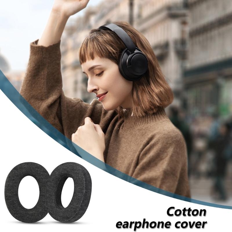 Replacement Ear Pads Earphone Cushion Repair Part for WH-1000XM3 Headphone Noise Isolating Sponge Earpads