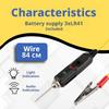 Metal Automobile Voltage Electrical Equipment Index Tester Probe Head Test Needle Test Pen Test Pen Probe Needle 1PC
