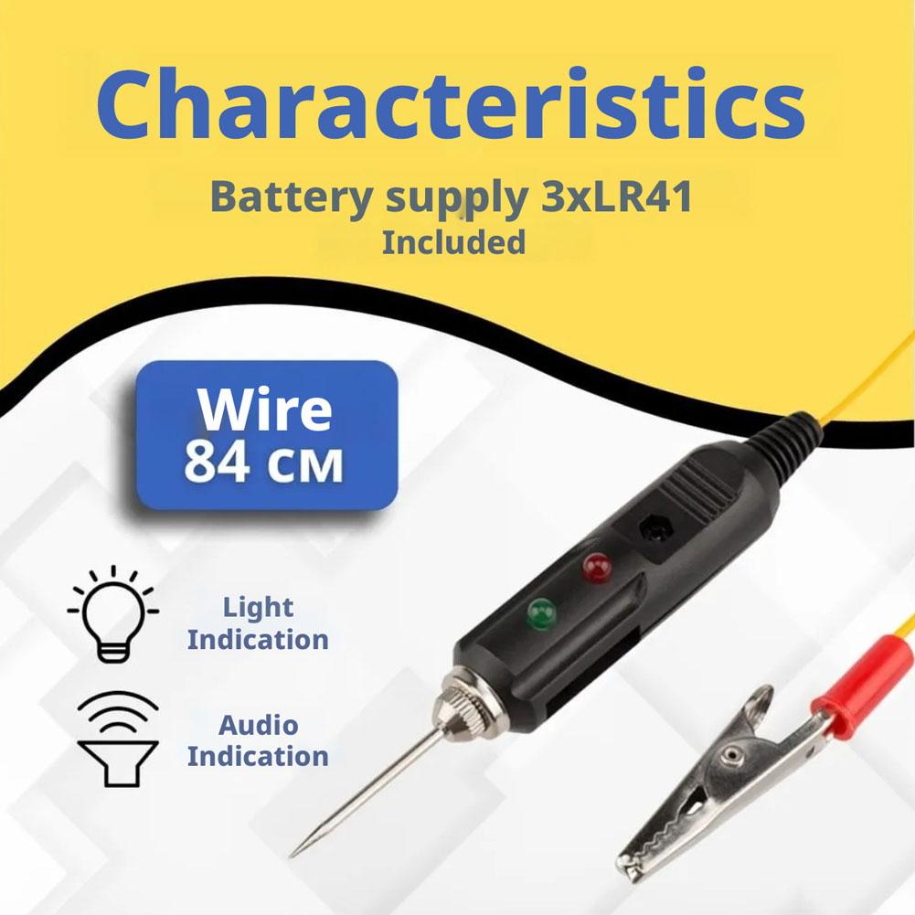 Metal Automobile Voltage Electrical Equipment Index Tester Probe Head Test Needle Test Pen Test Pen Probe Needle 1PC