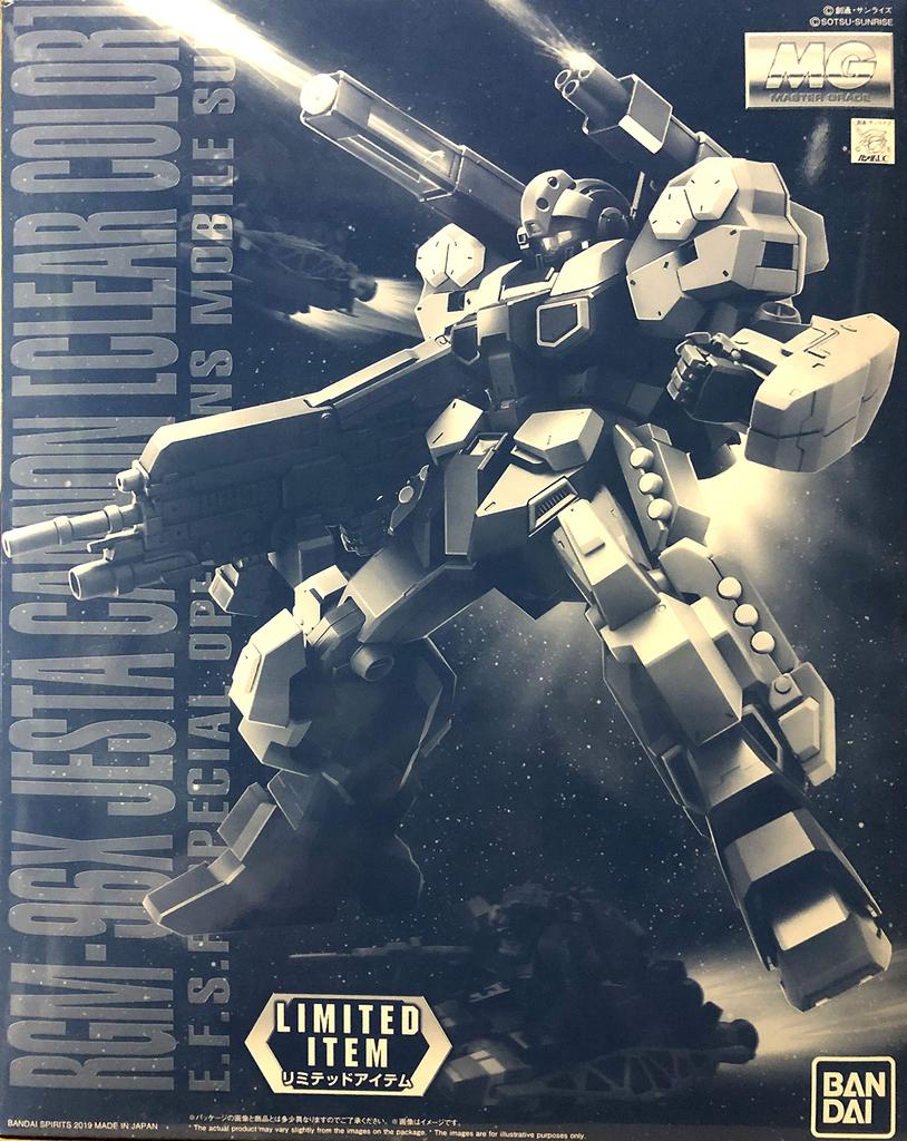 Bandai [Event Exclusive] MG 1/100 Jesta Cannon [Clear Color] Mobile Suit Gundam UC (Unicorn)