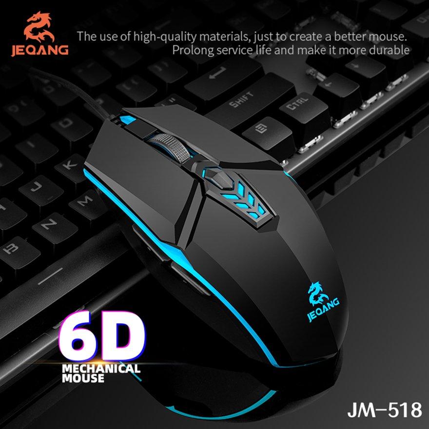 Buy DWTD JEQANG 6D E-sports Gaming Mouse Wired Mechanical Game ...
