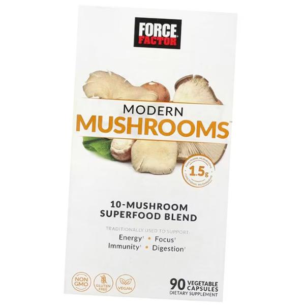 Mushroom Complex, Modern Mushrooms, Force Factor 90 Veg Caps (71641013)