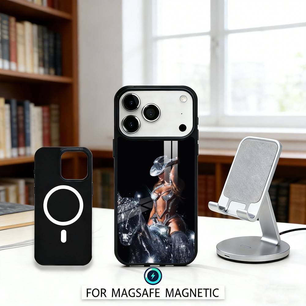 

Singer B-Beyonce Cowboy Carter Phone Case For iPhone 17,16,15,14,13,12,Pro,Max For Magsafe Magnetic Wireless Charging iPhone11PROMAX