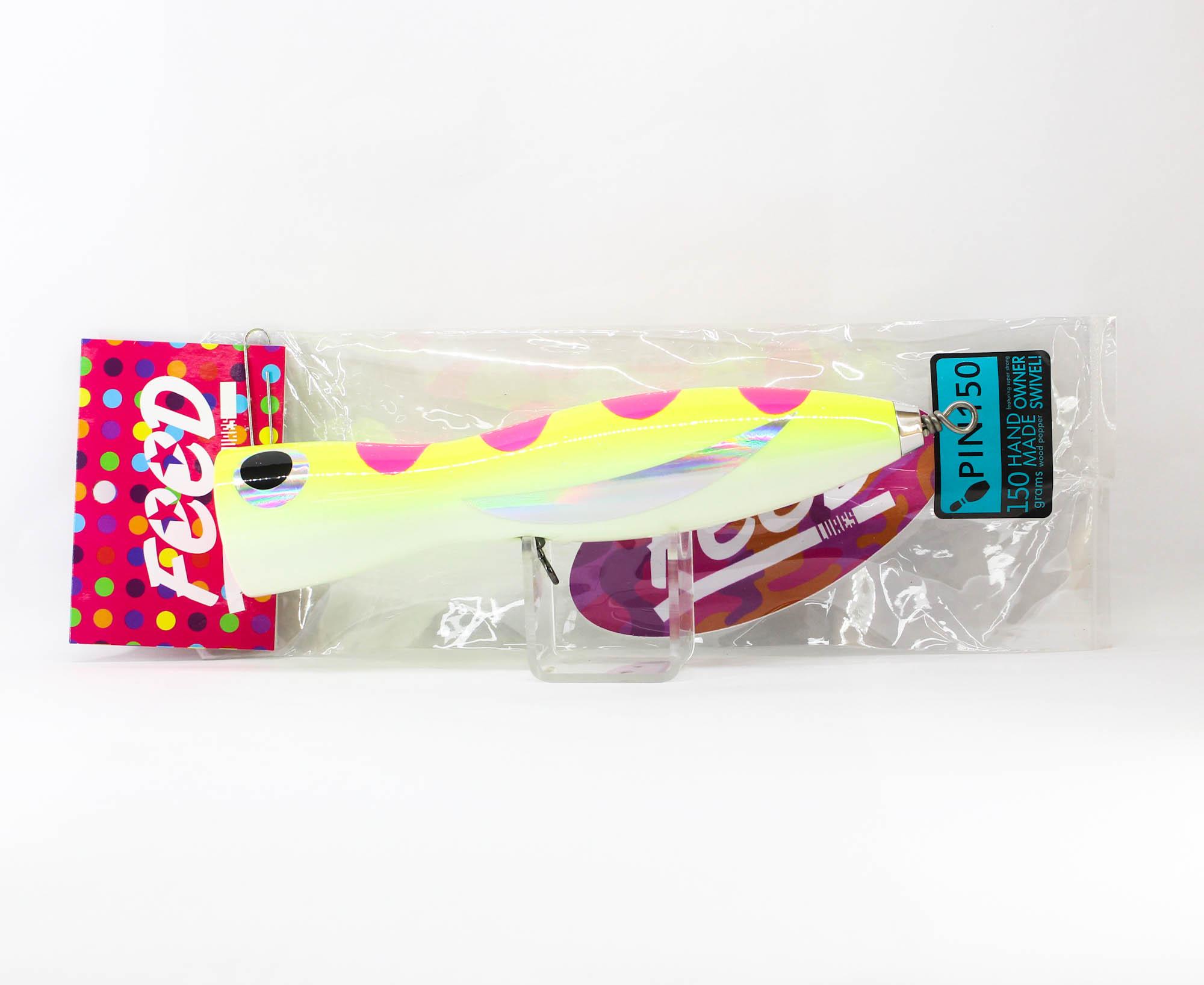 

Feed Pin 150 Hand Made Wood Popper Floating Lure 150 grams 47 (2047)