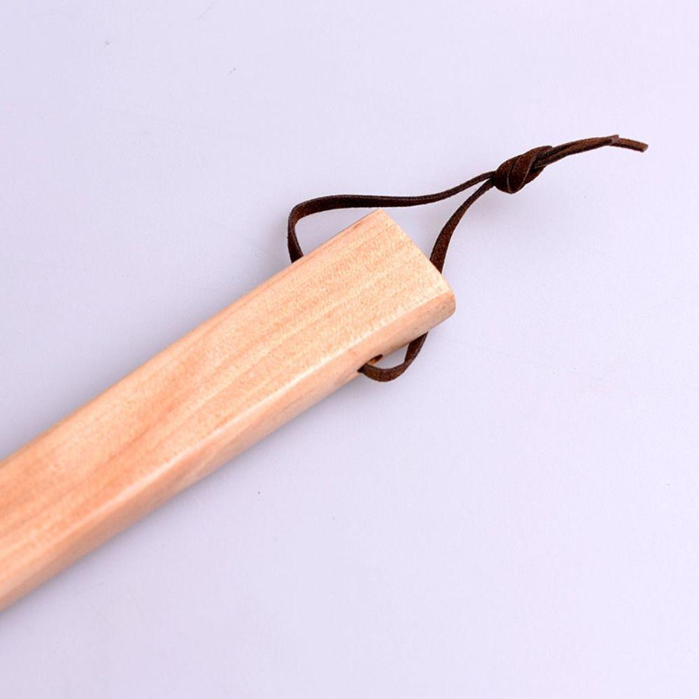 25/40cm Solid Wood Shoe Horn Flexible Long Handle Shoehorn Craft Useful Portable Professional Pregnant Women Injured