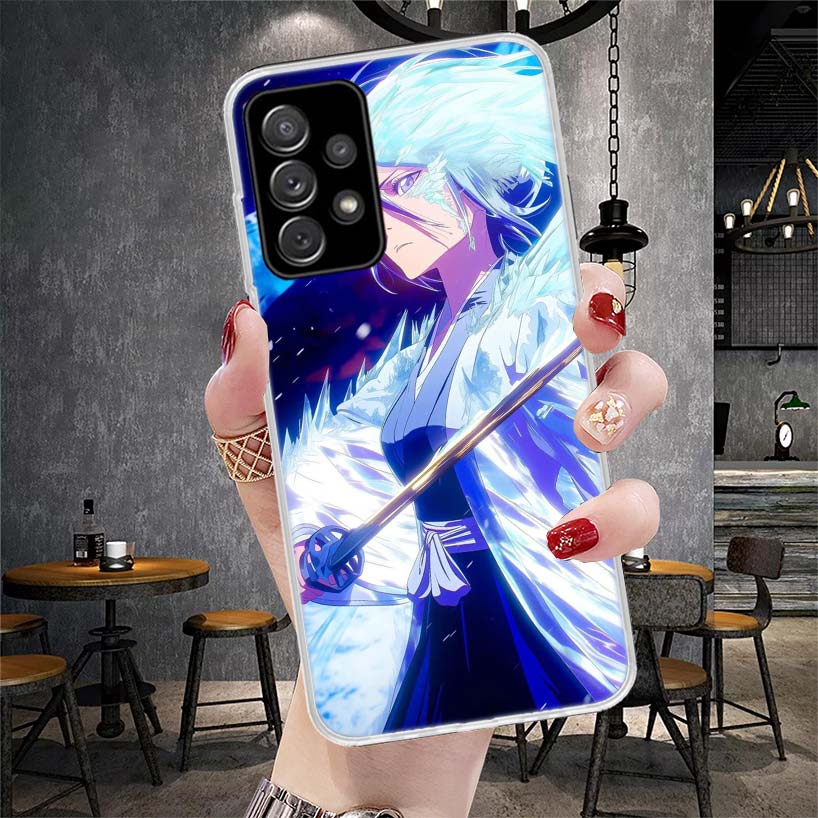 Bleach Kuchiki Rukia Soft Phone Case For Samsung Galaxy A12 A22 A32 A52 A72 A02S A51 A50S A71 A70 A31 A20S Note 20 Ultra S10 A10