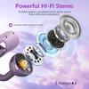 Clip-On Open-Ear Bluetooth 6.1 Earbuds with Microphone, Comfortable Non-In-Ear Sports Headphones with HD Sound & Noise Reduction for Running