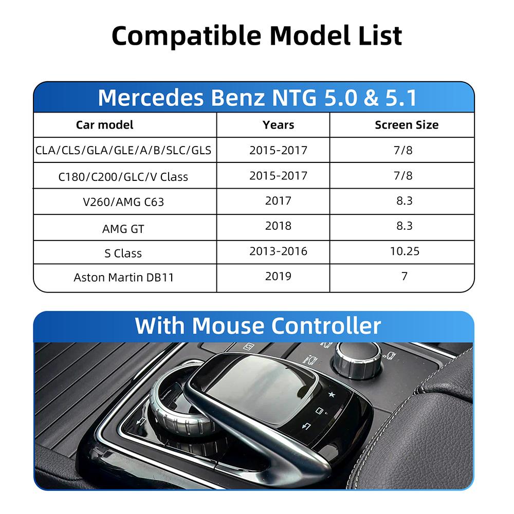 Kabellose CarPlay Android Auto Decoder Box CarPlay Schnittstelle für Mercedes Benz GLE GLS CLS NTG 5.0 5.1 COMAND System 2014-2017