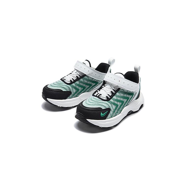 Nike Air Max TW Comfortable Durable Low-Top Running Shoes Kids Running Shoes White Green DQ0298-106