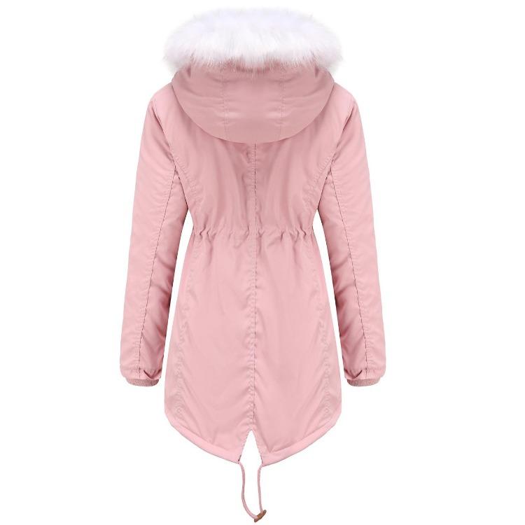 Women Winter Parka Coat Mid Length Puffer Jacket Quilted Fleece Lined Water Repellent Windproof Outdoor Daily Overcoat Plus Size S 4XL New