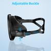 Oval Diving Mask Spearfishing Mask Classic Retro-Style Panoramic Wide View Goggles Tempered Glass Lens For Adults