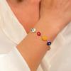 Jewelry Trend Fashionable Design Devil Eye Bracelet Retro and Simple Personality Oil Dripping Eye Bracelet Jewelry