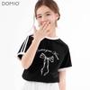Duomiaowu Girls' Summer Short Sleeve T-Shirt