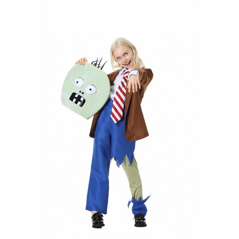 Adult Kids Halloween Plants Vs. Zombies Themed Series Sprawling Foot Zombie Cosplay Horror Costume