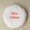 80/100/115/125/150/180mm Soft Wool Polishing Pad Automotive Paint Care Polisher Pads Car Body Waxing Sponge Disc Clean Accessory