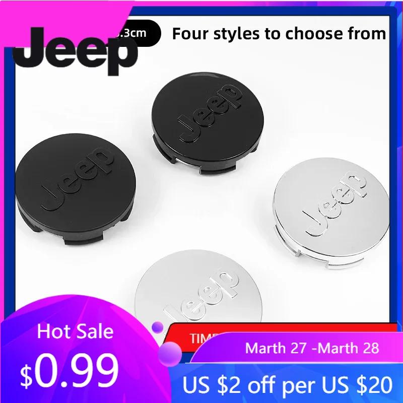 Pro Jeep Pro Jeep Grand Cherokee Wrangler JK Gladiator Compass Renegade Patriot 4ks Středový emblém logo náboje kola auta Příslušenství