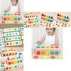 Wooden Shape Matching Color Classification Box Evil Child Puzzle Toy For Kids Ages 2 To 6