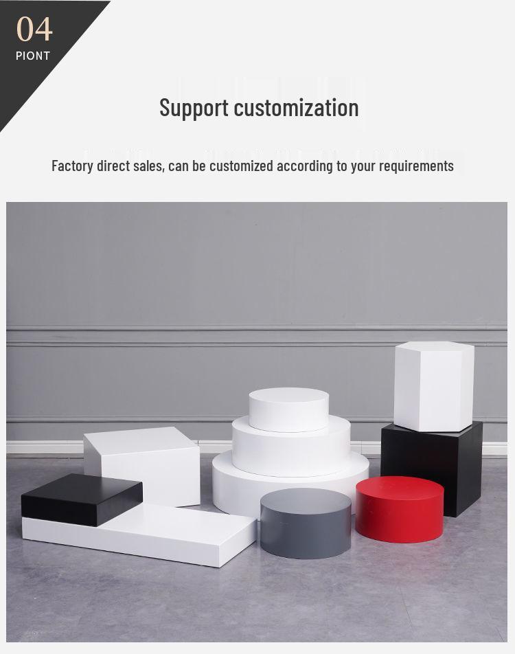 Circular Exhibition Stand: High & Low Platforms with Mannequin Base for Clothing Store Display