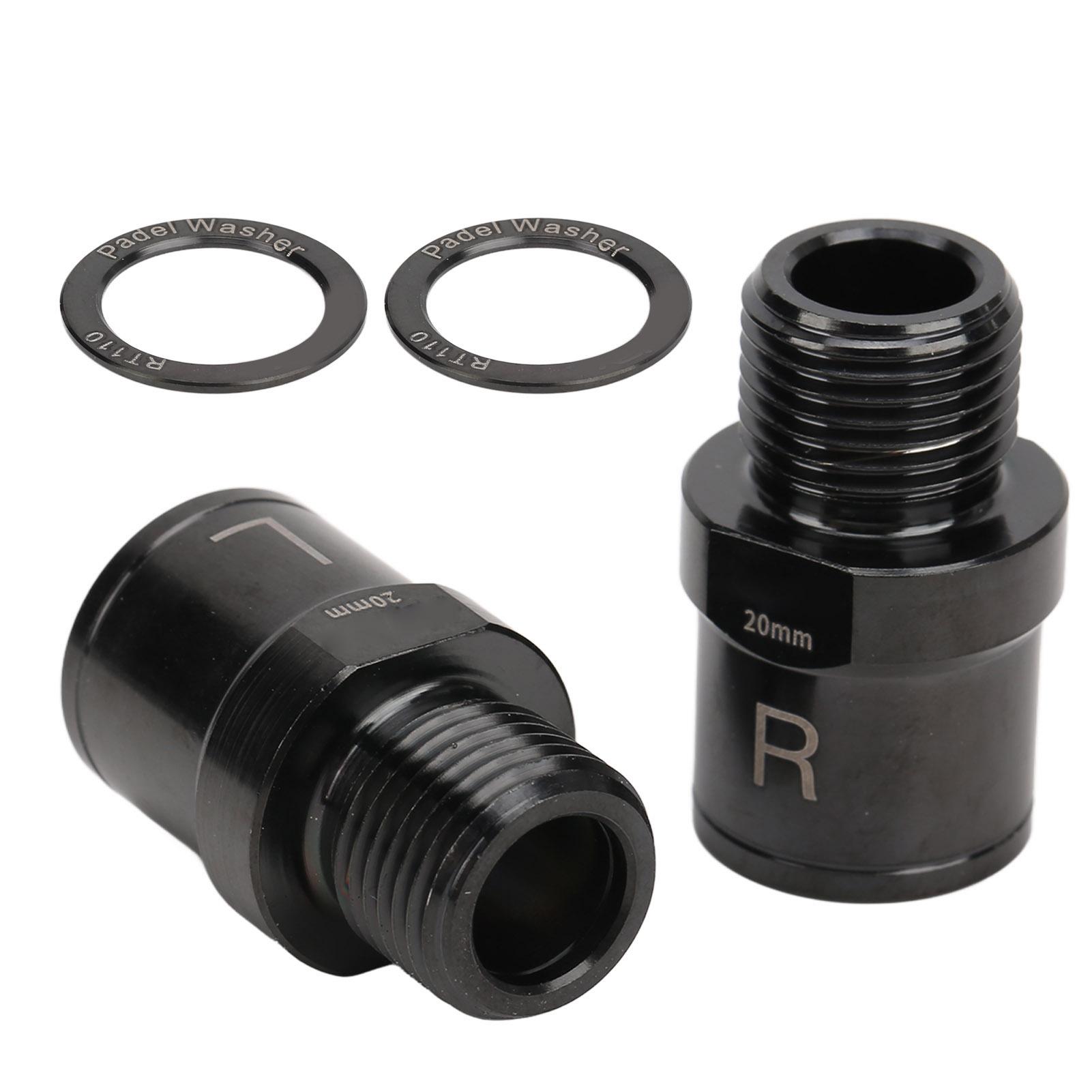 Bike Pedal Extender Alloy Pedal Extended Spindle for Mountain Bike 20mm