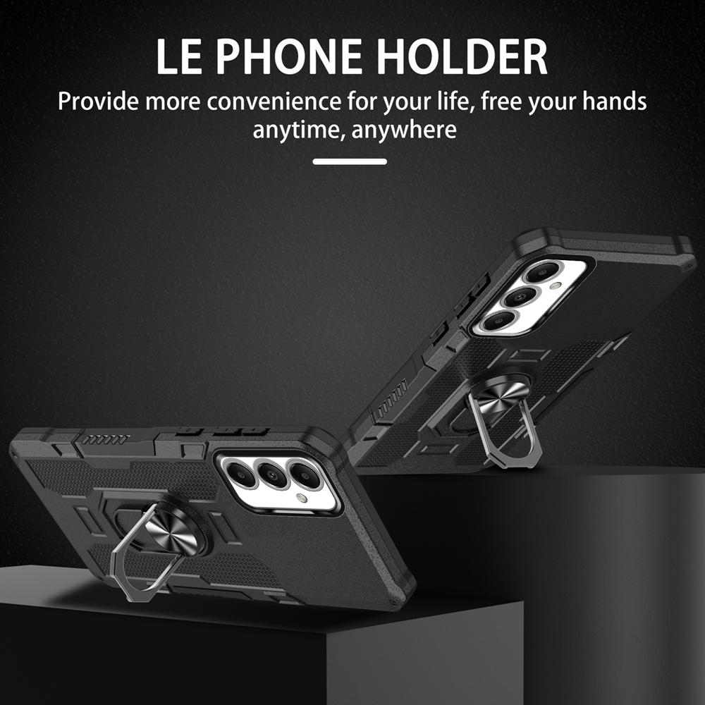 Magnetic Armor Case for Samsung Galaxy A05 A05S A13 A14 A15 A16 A22 A24 A25 A32 A33 A35 A36 A42 A54 A72 Ring Holder Phone Cover