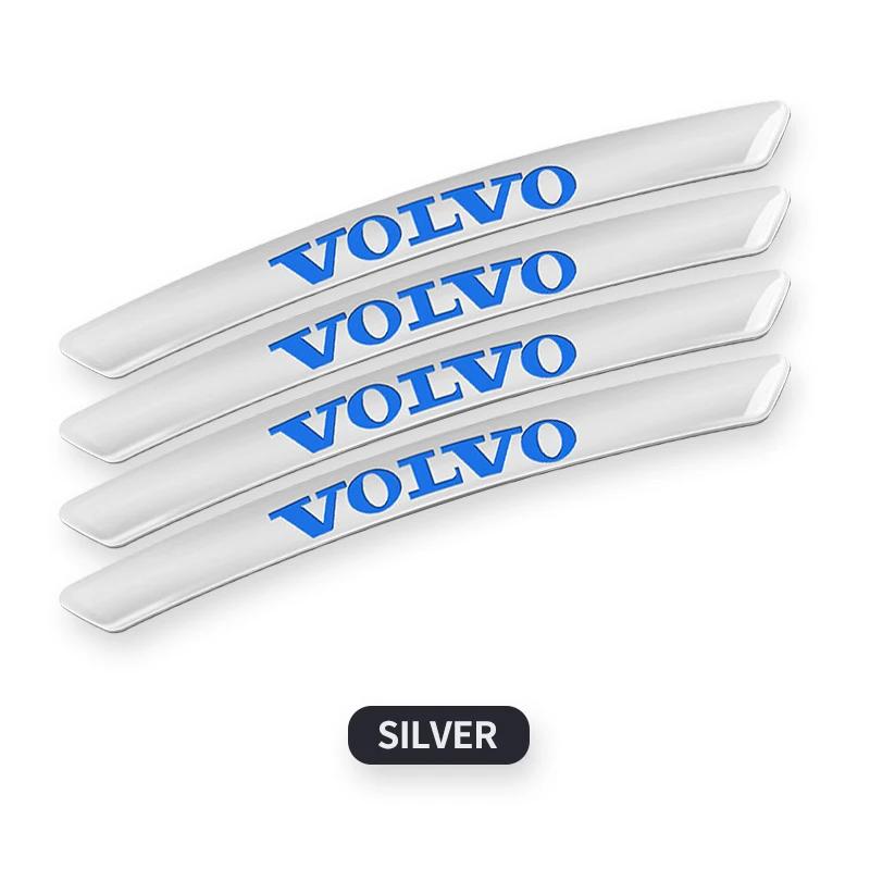 

4Pcs Car Wheel Hub Alloy Metal Sticker For Volvo XC-Classic V60 V40 XC90 S60 XC60 V70 S90 XC40 V90 C40 S40 S80L Accessories