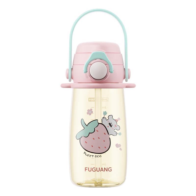 Fuguang PPSU Children s Dual-Use Straw Water Bottle 540ml
