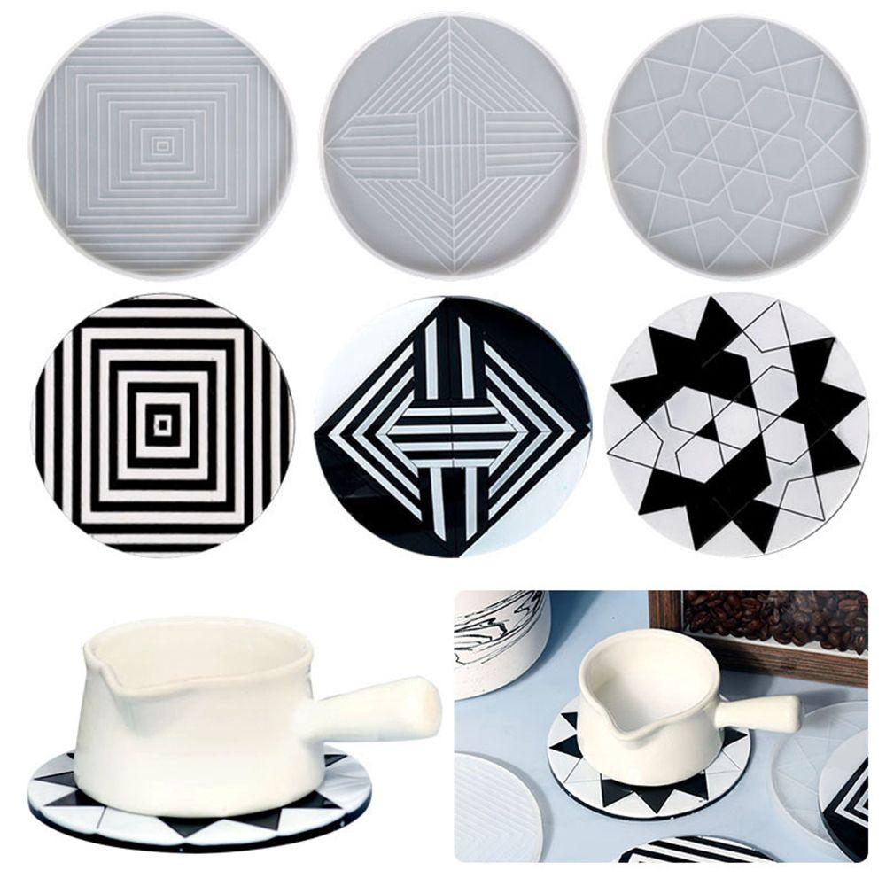 Transparent Fluid Arts Round Petri Dish Silicone Mold Round Coaster Epoxy Resin Art Supplies Make Your Own Coaster Resin Molds