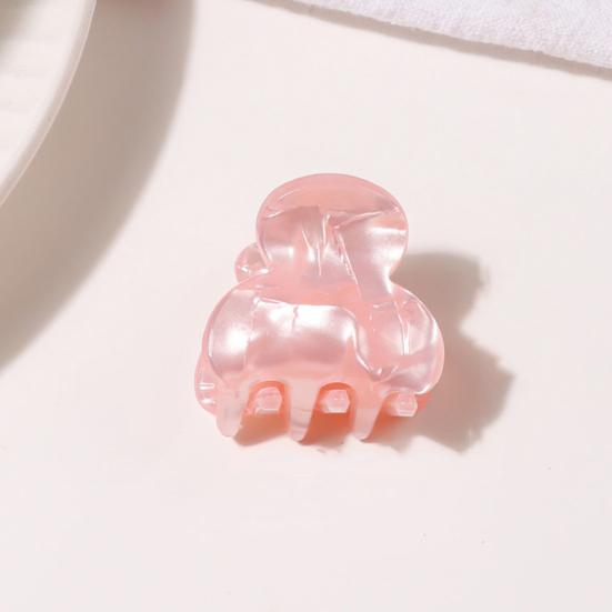 Small Hair Claw Jelly Color Hair Styling Clip Mini Size Updo Shark Hair Claw Versatile Hair Accessory