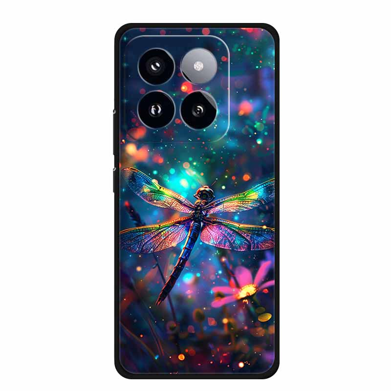 For Xiaomi 14T PRO Case Luxury Soft Silicone TPU Phone Cases Back Cover For Xiaomi14T Bumper Protective Shockproof Love fundas