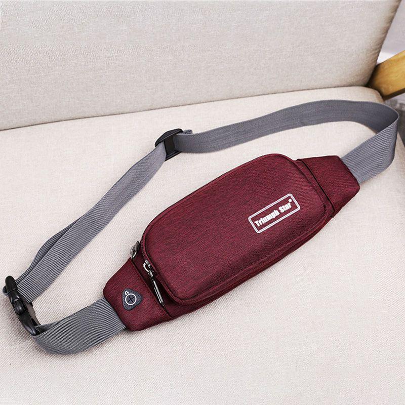 Unisex Waterproof Fanny Pack: Multifunctional Coin Purse, Mobile Phone Holder, Lightweight Running Bag for Sports