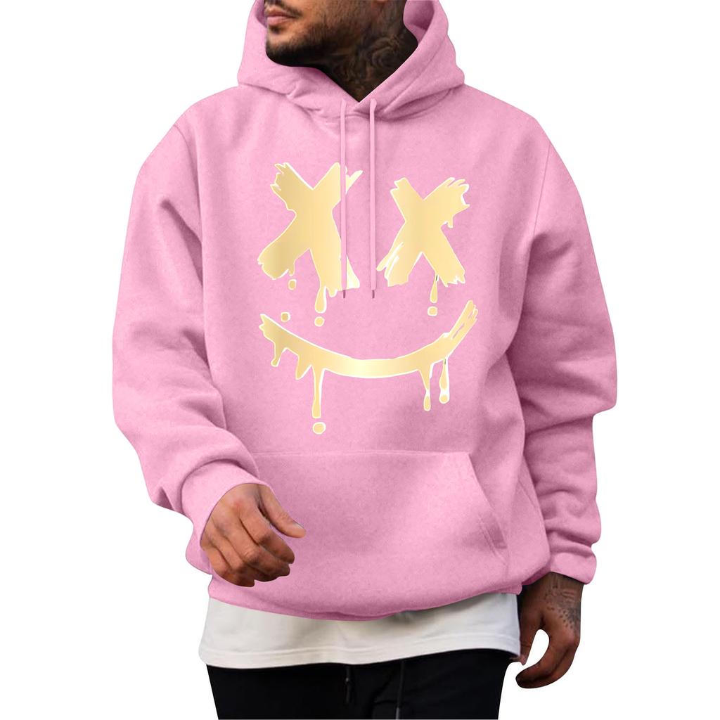 Men's Casual Hoodie Fashion  Sweatshirt With Hood Leisure Tops Teenager Streetwear Fashion Long Sleeve Shirt Warm