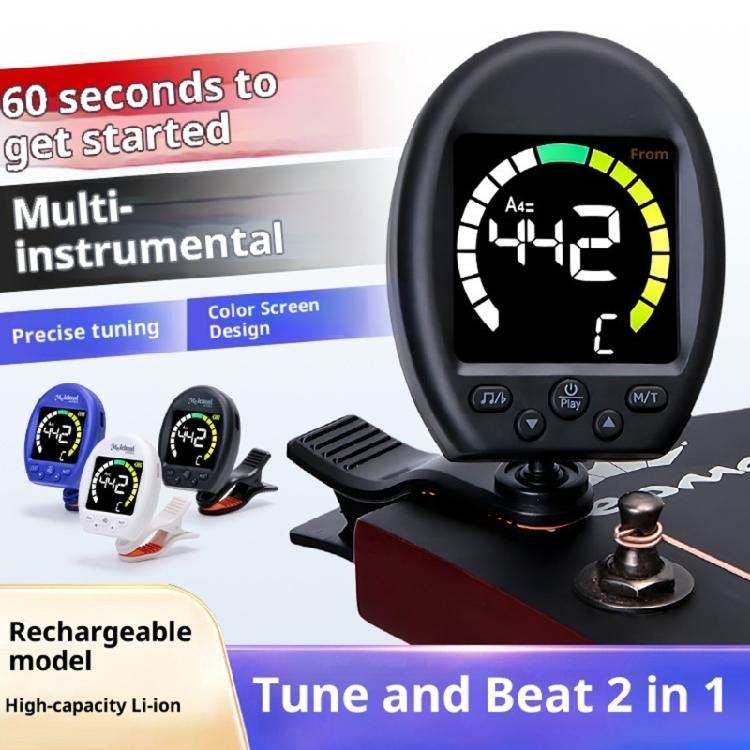 Guitar Clip on Tuner with Beat Function Violin Ukulele Tuner Universals Digital Electronic Tuner Guitar Accessory