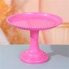 Slip Resistant Base Tall Dessert Display Stand Snacks Fruit Serving Plate Elegant Plastic Construction for Celebration