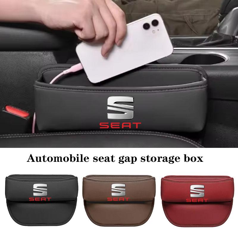 Car Seat Gap Slot Crevice Storage Box Organizer Bag For Seat Leon 5f Ibiza 6l 6j Leon 1p Cushion Altea Xl Leon Mk Car Accessorie