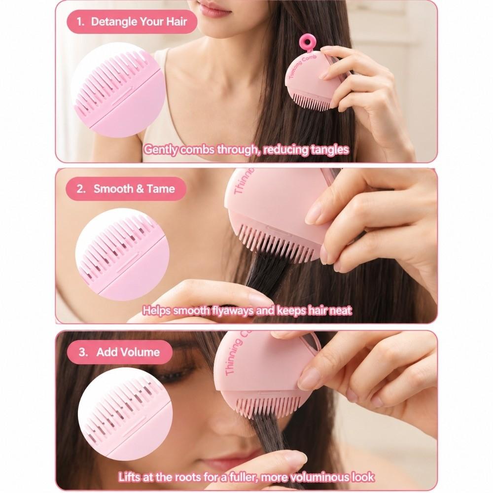 Portable Baby Haircut Comb Round Eyebrow Razor Shaver  for Trim Bangs And Broken Hair Bangs