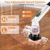 11 In 1 Electric Spin Scrubber Cordless Cleaning Brush 3 Adjustable Angles 2 Adjustable Speeds LED Display Shower Cleaner Brush Supplies Extension